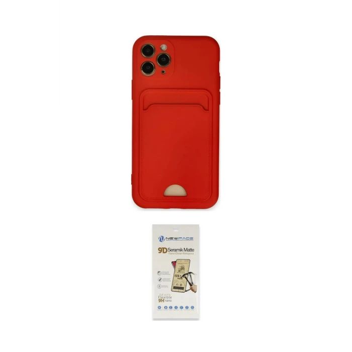 ieg™ iPhone 11 Pro Kılıf Vadi Çizgi Prime - Siyah Mat Seramik Nano Ekran Koruyucu