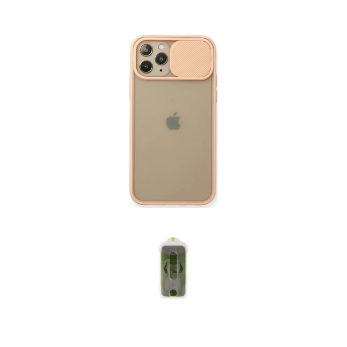 ieg™ iPhone 11 Pro Kılıf Vadi Çizgi - Siyah Joko Magic 5D Hayalet Cam