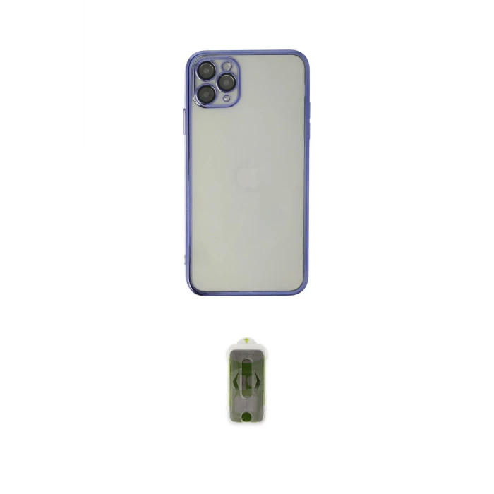 ieg™ iPhone 11 Pro Kılıf Vadi Minimal - Siyah Joko Magic 5D Hayalet Cam