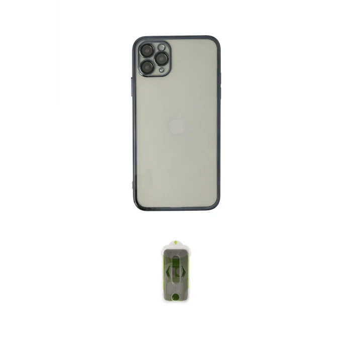 ieg™ iPhone 11 Pro Kılıf Vadi Minimal - Siyah Joko Magic 5D Hayalet Cam