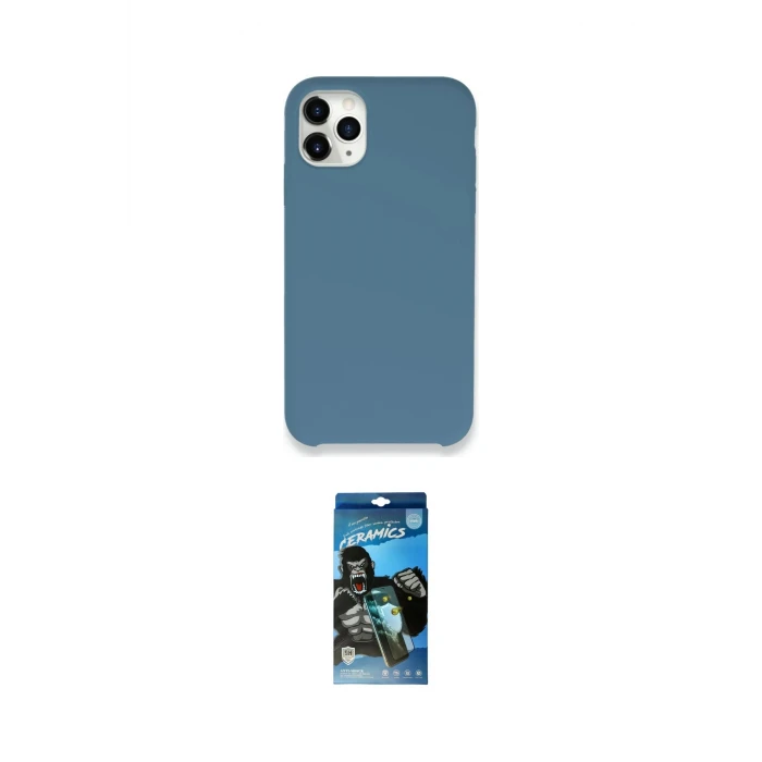 ieg™ iPhone 11 Pro Kılıf Zirve Modern Özel Seri - Siyah 34D Izgaralı Cam