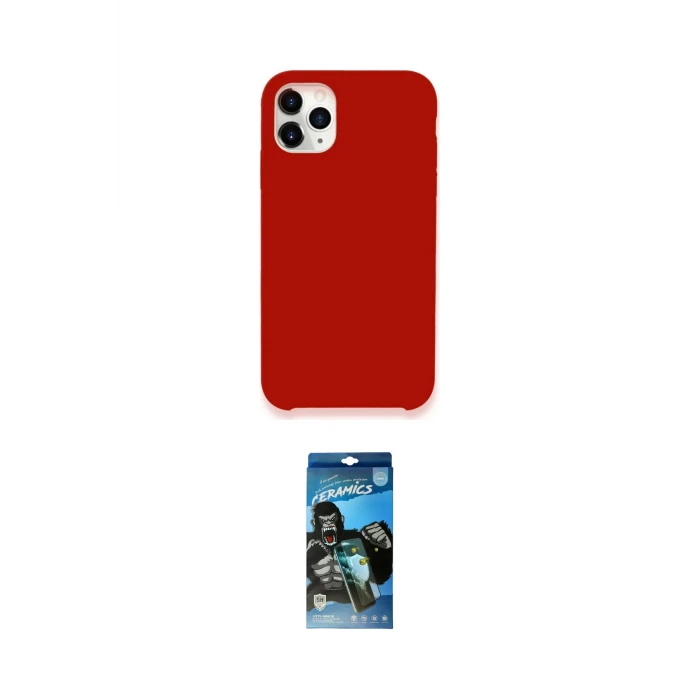 ieg™ iPhone 11 Pro Kılıf Zirve Modern Özel Seri - Siyah 34D Izgaralı Cam
