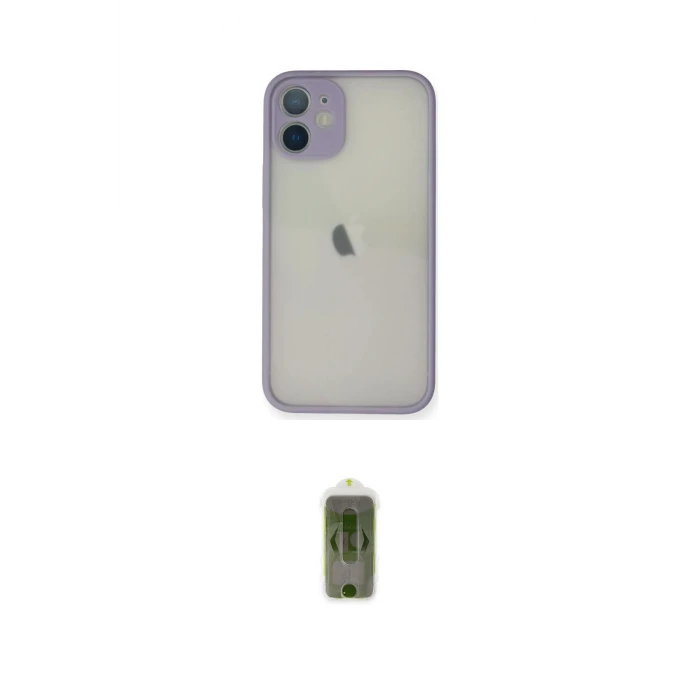 ieg™ iPhone 11 Pro Max Kılıf Ahenk Çizgi Serisi - Siyah Joko Magic 5D Hayalet Cam