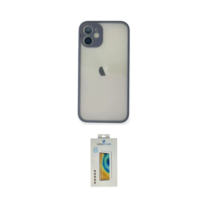 ieg™ iPhone 11 Pro Max Kılıf Ahenk Çizgi Serisi - Siyah Polymer Nano Ekran Koruyucu