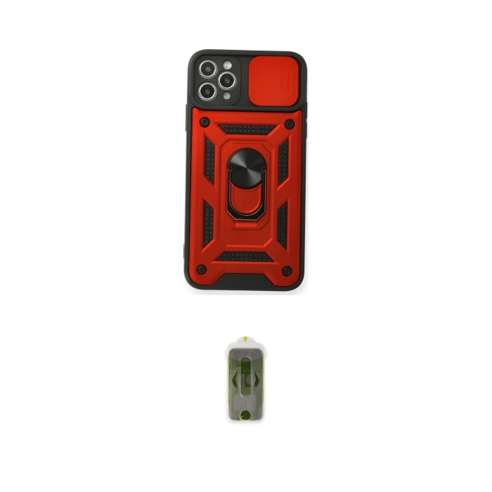 ieg™ iPhone 11 Pro Max Kılıf Ahenk Klasik - Siyah Joko Magic 5D Hayalet Cam