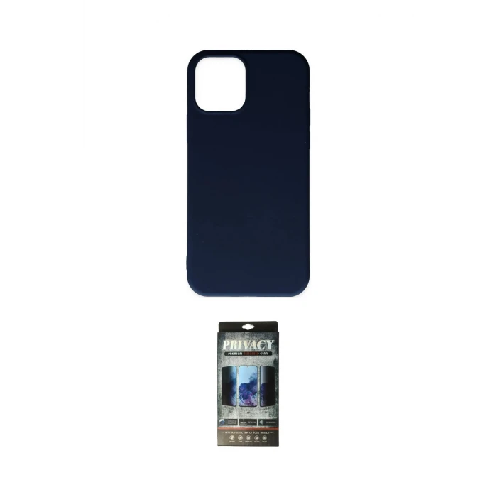 ieg™ iPhone 11 Pro Max Kılıf Ahenk Serisi - Siyah 34D Hayalet Izgaralı Cam