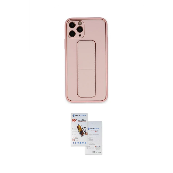 ieg™ iPhone 11 Pro Max Kılıf Akış Doku - Siyah Seramik Nano Ekran Koruyucu