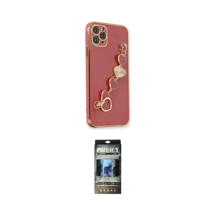 ieg™ iPhone 11 Pro Max Kılıf Nova Işık Prime - Siyah 34D Hayalet Izgaralı Cam