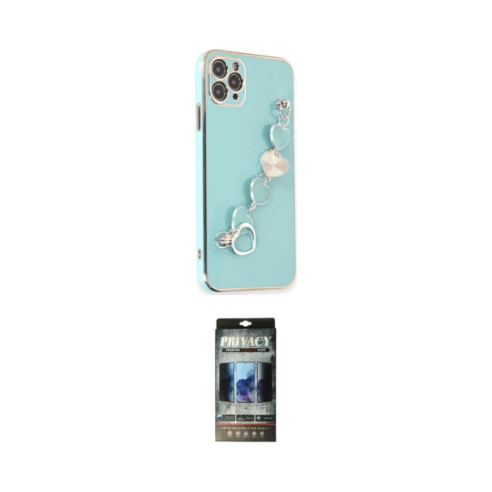 ieg™ iPhone 11 Pro Max Kılıf Nova Işık Prime - Siyah 34D Hayalet Izgaralı Cam