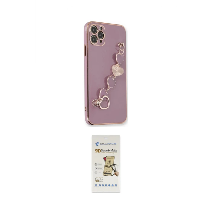 ieg™ iPhone 11 Pro Max Kılıf Nova Işık Prime - Siyah Mat Seramik Nano Ekran Koruyucu