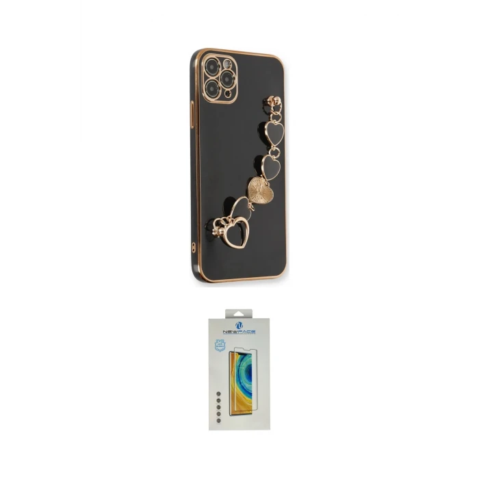 ieg™ iPhone 11 Pro Max Kılıf Nova Işık Prime - Siyah Polymer Nano Ekran Koruyucu