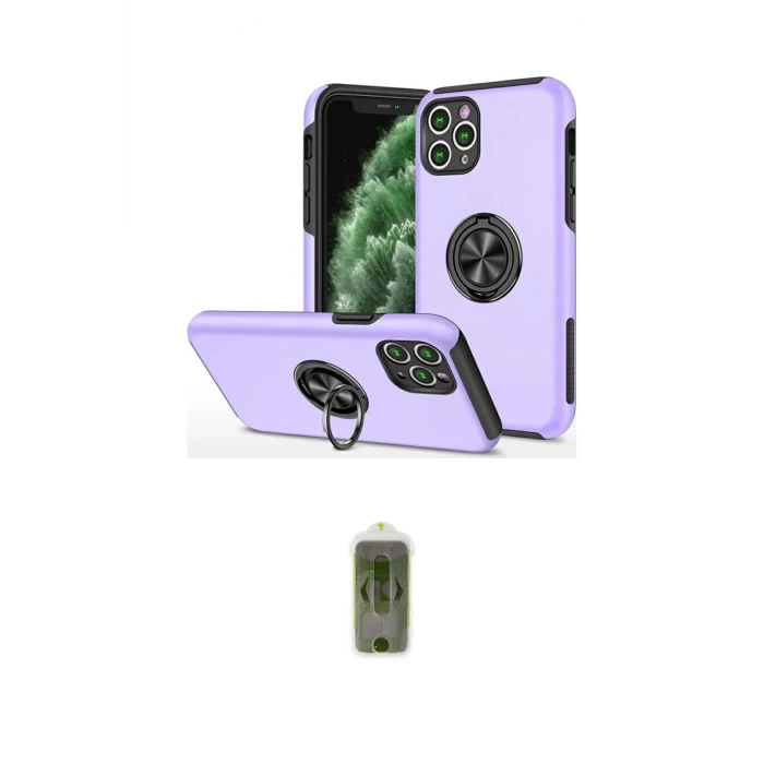 ieg™ iPhone 11 Pro Max Kılıf Odak Form Prime - Siyah Joko Magic 5D Hayalet Cam