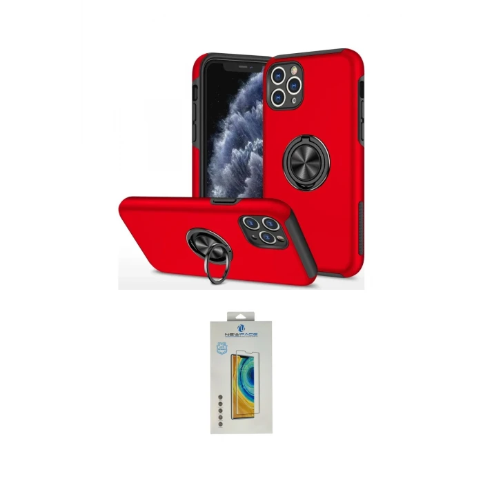 ieg™ iPhone 11 Pro Max Kılıf Odak Form Prime - Siyah Polymer Nano Ekran Koruyucu