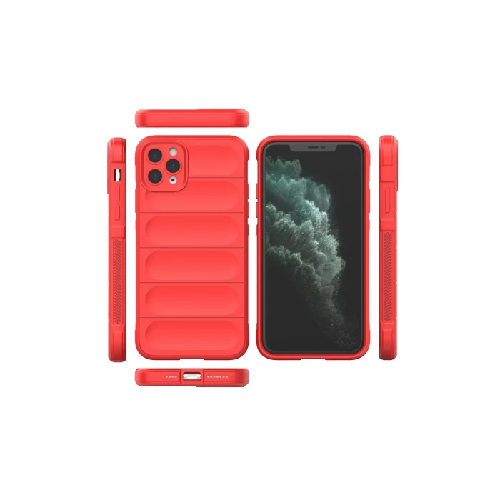 ieg™  iPhone 11 Pro Max Kılıf Optimum Silikon - Kırmızı
