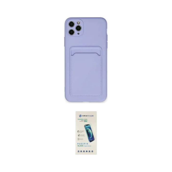 ieg™ iPhone 11 Pro Max Kılıf Vadi Çizgi Prime - Şeffaf Pasifik Cam Ekran Koruyucu