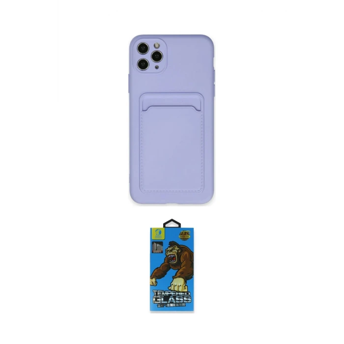 ieg™ iPhone 11 Pro Max Kılıf Vadi Çizgi Prime - Siyah 18D Cam Ekran Koruyucu
