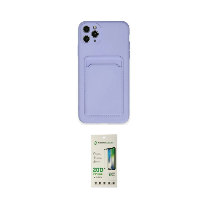 ieg™ iPhone 11 Pro Max Kılıf Vadi Çizgi Prime - Siyah 20D Premium Cam Ekran Koruyucu