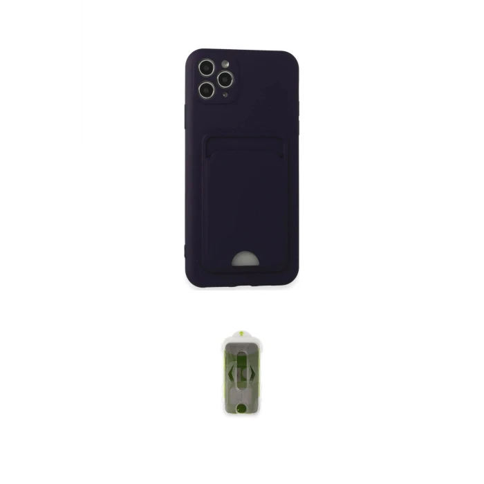 ieg™ iPhone 11 Pro Max Kılıf Vadi Çizgi Prime - Siyah Joko Magic 5D Hayalet Cam