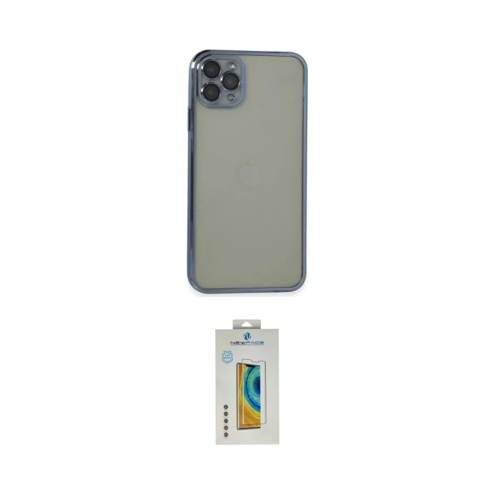 ieg™ iPhone 11 Pro Max Kılıf Vadi Minimal - Siyah Polymer Nano Ekran Koruyucu