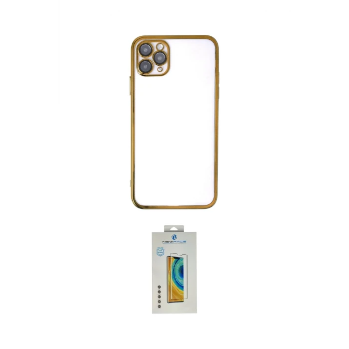 ieg™ iPhone 11 Pro Max Kılıf Vadi Minimal - Siyah Polymer Nano Ekran Koruyucu