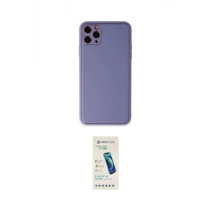 ieg™ iPhone 11 Pro Max Kılıf Yadigar Klasik - Şeffaf Pasifik Cam Ekran Koruyucu