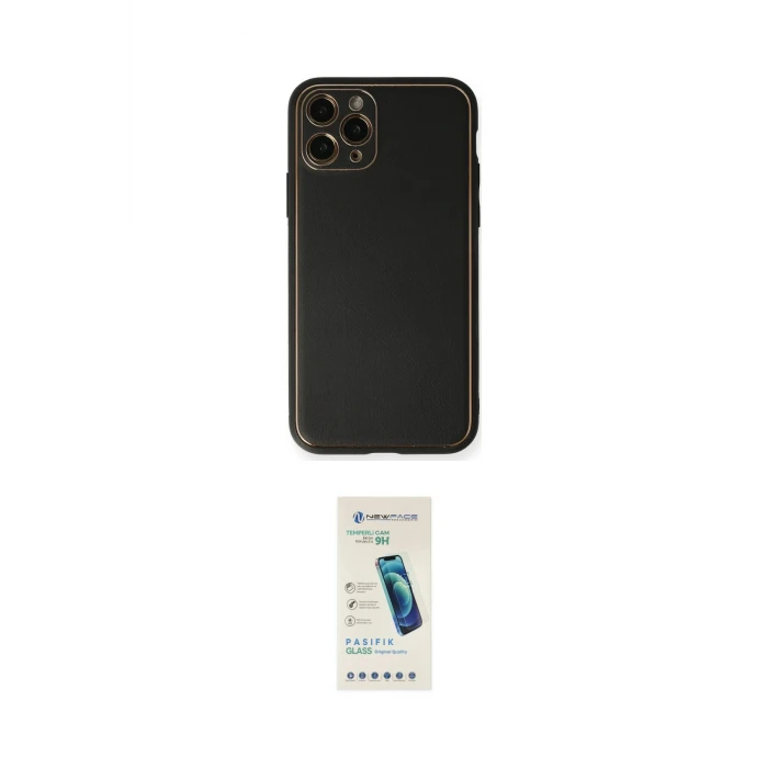 ieg™ iPhone 11 Pro Max Kılıf Yadigar Klasik - Şeffaf Pasifik Cam Ekran Koruyucu