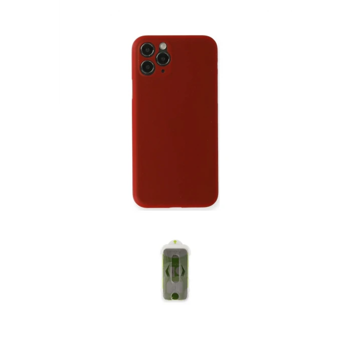 ieg™ iPhone 11 Pro Max Kılıf Yadigar Yansıma Serisi - Siyah Joko Magic 5D Hayalet Cam