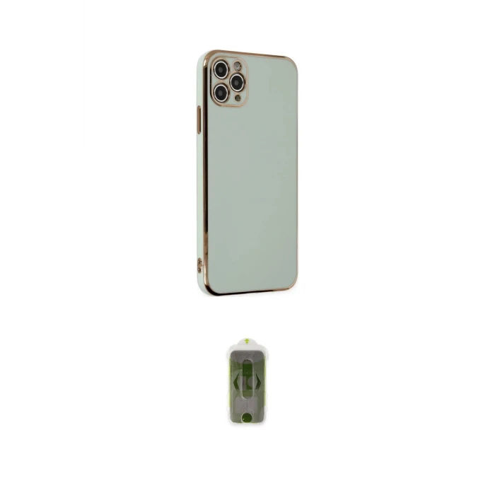 ieg™ iPhone 11 Pro Max Kılıf Yankı Serisi - Siyah Joko Magic 5D Hayalet Cam