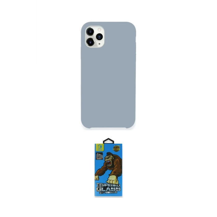ieg™ iPhone 11 Pro Max Kılıf Zirve Modern Özel Seri - Siyah 18D Cam Ekran Koruyucu