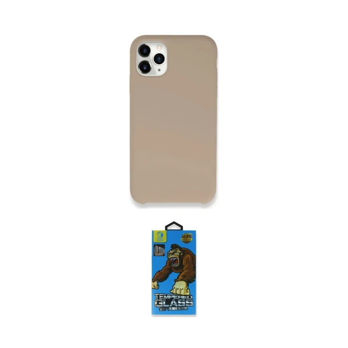 ieg™ iPhone 11 Pro Max Kılıf Zirve Modern Özel Seri - Siyah 18D Cam Ekran Koruyucu