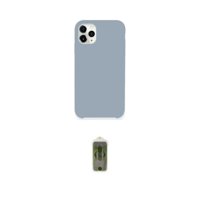 ieg™ iPhone 11 Pro Max Kılıf Zirve Modern Özel Seri - Siyah Joko Magic 5D Hayalet Cam