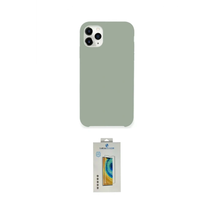 ieg™ iPhone 11 Pro Max Kılıf Zirve Modern Özel Seri - Siyah Polymer Nano Ekran Koruyucu