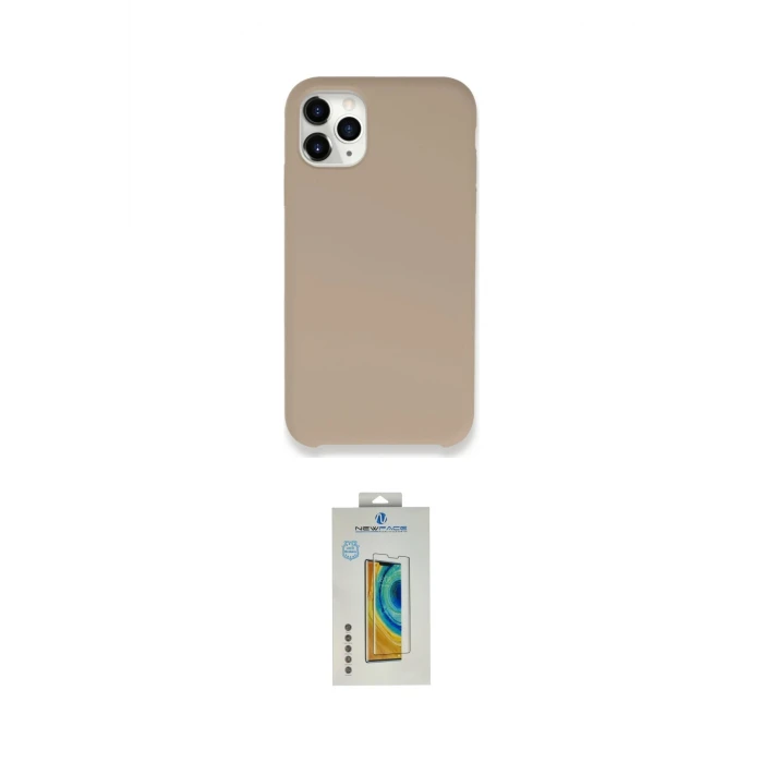 ieg™ iPhone 11 Pro Max Kılıf Zirve Modern Özel Seri - Siyah Polymer Nano Ekran Koruyucu