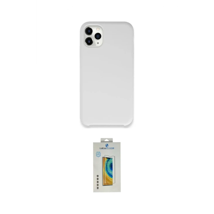ieg™ iPhone 11 Pro Max Kılıf Zirve Modern Özel Seri - Siyah Polymer Nano Ekran Koruyucu