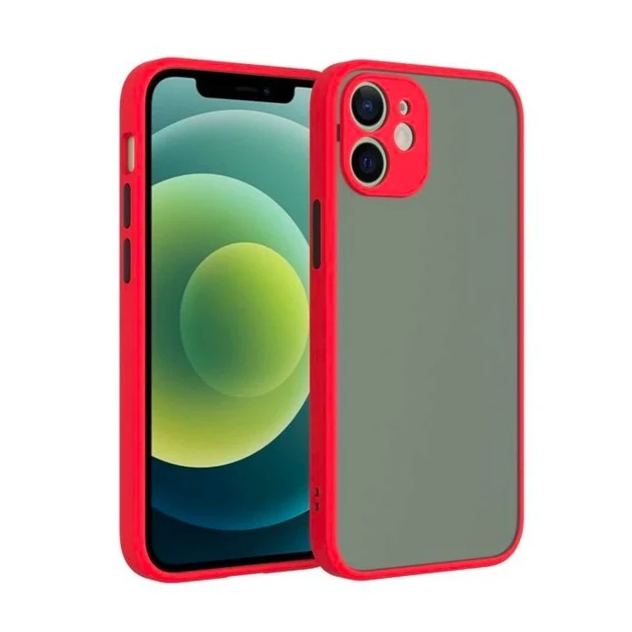 ieg™ İphone 12 6.1inç Kamera Korumalı Premium Silikon Kılıf