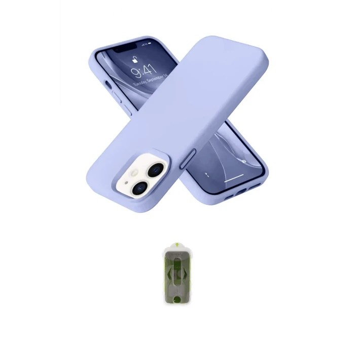 ieg™ iPhone 12 Kılıf Ahenk Serisi - Siyah Joko Magic 5D Hayalet Cam