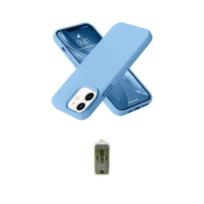 ieg™ iPhone 12 Kılıf Ahenk Serisi - Siyah Joko Magic 5D Hayalet Cam