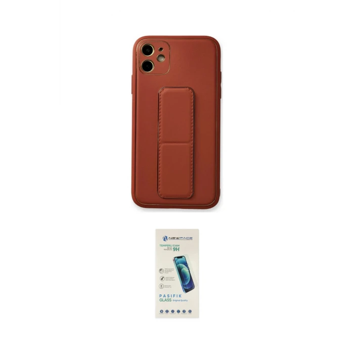 ieg™ iPhone 12 Kılıf Akış Doku - Şeffaf Pasifik Cam Ekran Koruyucu