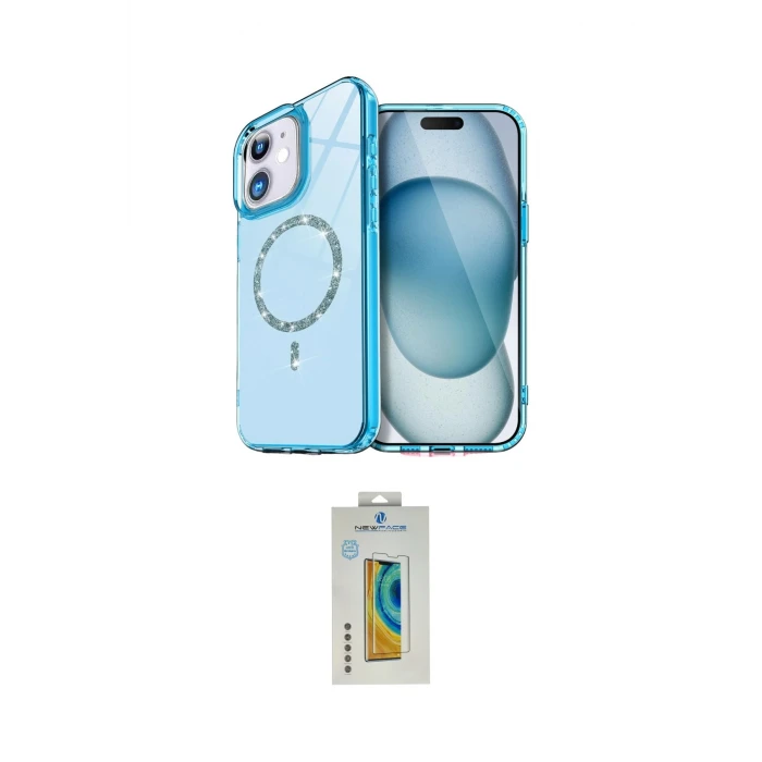 ieg™ iPhone 12 Kılıf Kıvılcım Form Prime - Siyah Polymer Nano Ekran Koruyucu