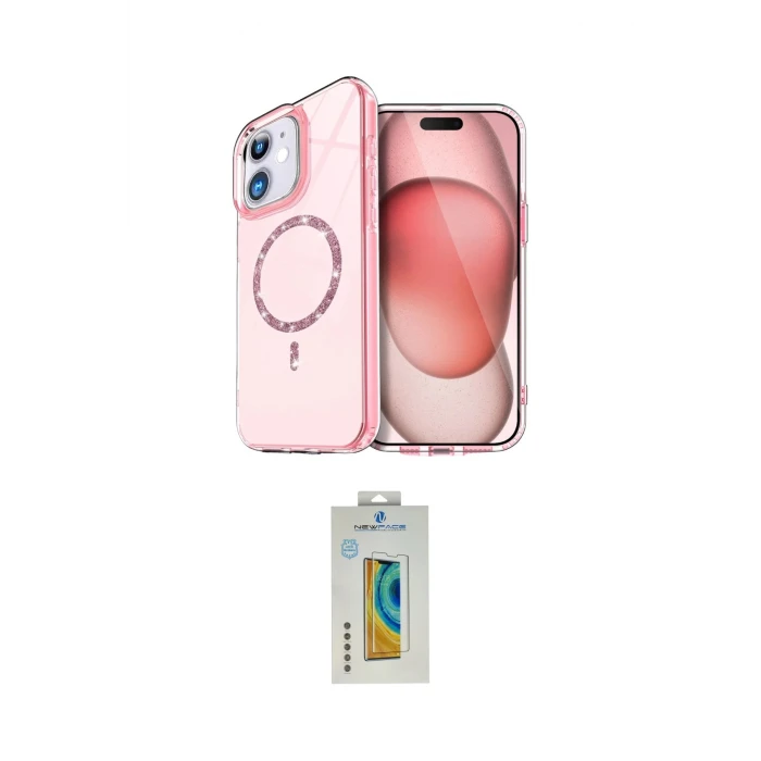 ieg™ iPhone 12 Kılıf Kıvılcım Form Prime - Siyah Polymer Nano Ekran Koruyucu