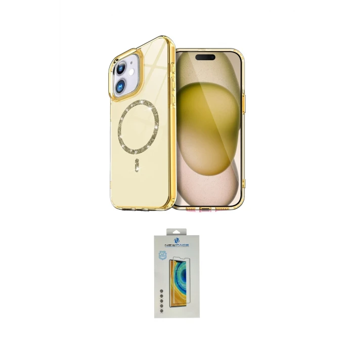ieg™ iPhone 12 Kılıf Kıvılcım Form Prime - Siyah Polymer Nano Ekran Koruyucu