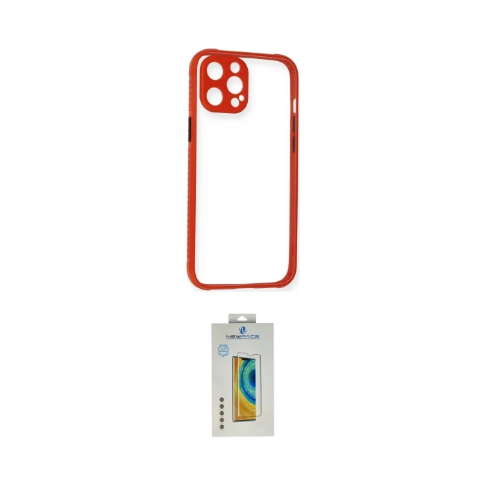 ieg™ iPhone 12 Kılıf Nova Asil Özel Seri - Siyah Polymer Nano Ekran Koruyucu