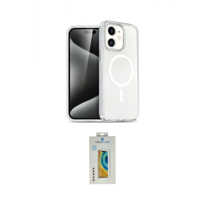 ieg™ iPhone 12 Kılıf Nova Asil Prime - Siyah Polymer Nano Ekran Koruyucu