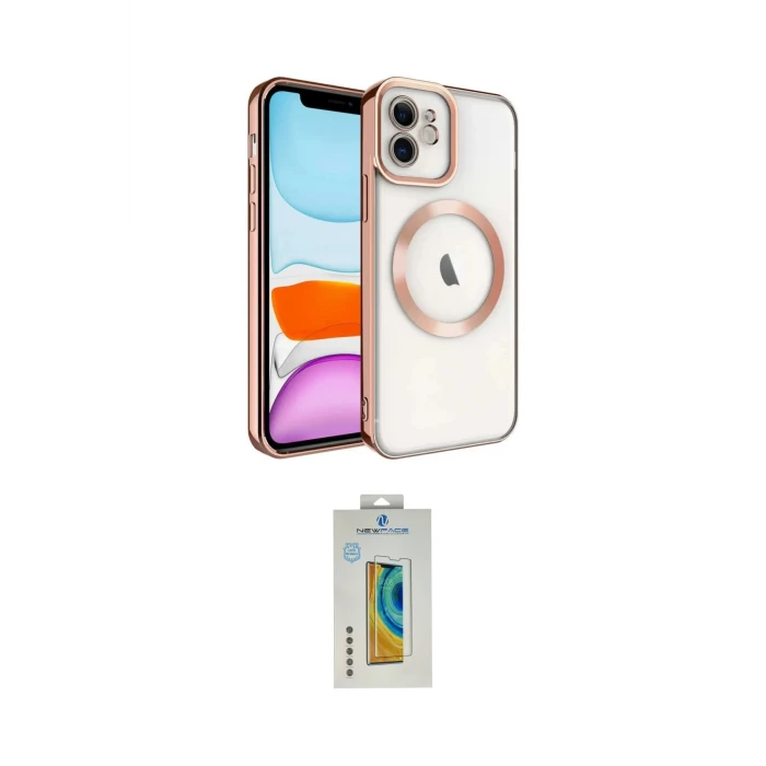ieg™ iPhone 12 Kılıf Nova Işık Özel Seri - Siyah Polymer Nano Ekran Koruyucu