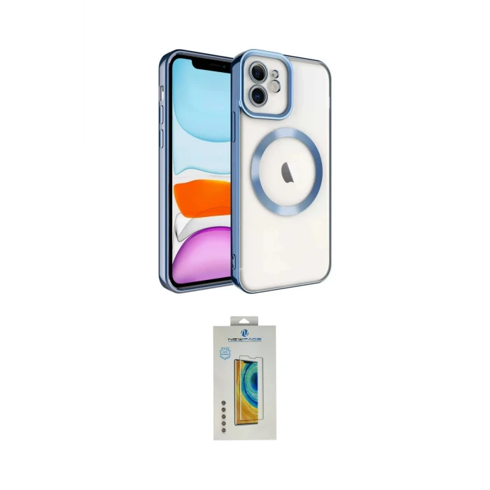 ieg™ iPhone 12 Kılıf Nova Işık Özel Seri - Siyah Polymer Nano Ekran Koruyucu