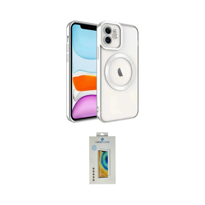 ieg™ iPhone 12 Kılıf Nova Işık Özel Seri - Siyah Polymer Nano Ekran Koruyucu