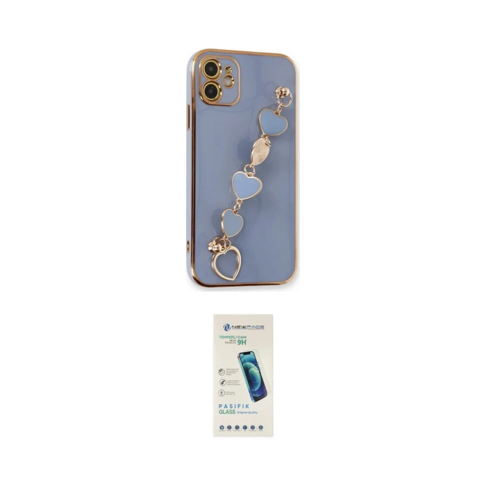 ieg™ iPhone 12 Kılıf Nova Işık Prime - Şeffaf Pasifik Cam Ekran Koruyucu