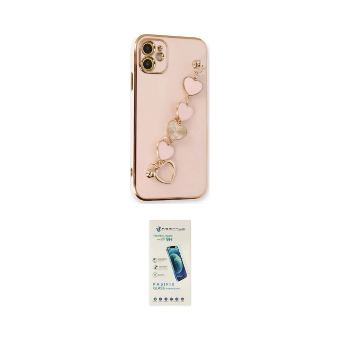 ieg™ iPhone 12 Kılıf Nova Işık Prime - Şeffaf Pasifik Cam Ekran Koruyucu