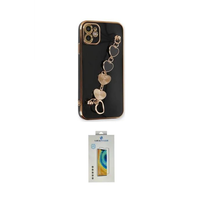 ieg™ iPhone 12 Kılıf Nova Işık Prime - Siyah Polymer Nano Ekran Koruyucu