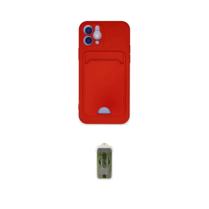 ieg™ iPhone 12 Kılıf Vadi Çizgi Prime - Siyah Joko Magic 5D Hayalet Cam